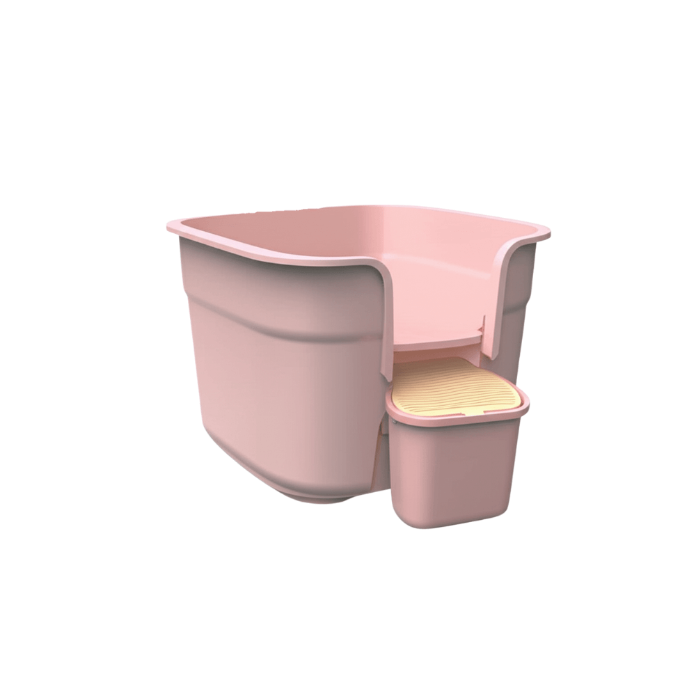 กระบะทรายห้องน้ำแมวขนาดใหญ่ THAI SUN SPORT รุ่น PET0028-PK สีชมพู